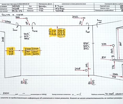 Замер кухни на заказ